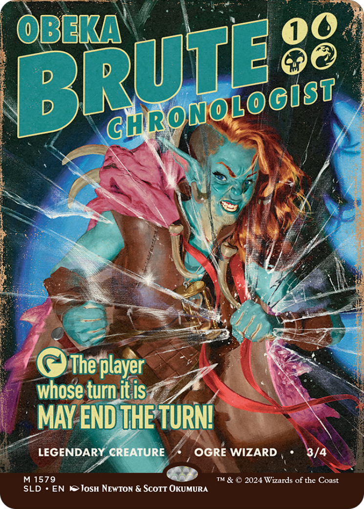 Image of Obeka, Brute Chronologist (SLD-1579) - Secret Lair Drop (Borderless)