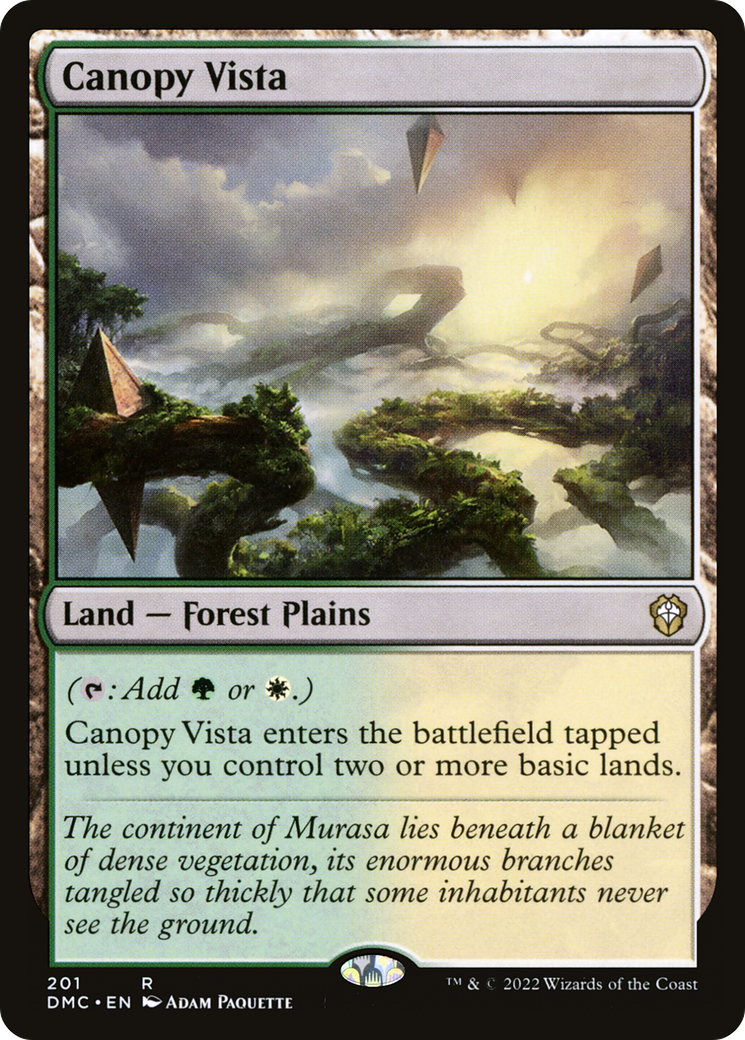 Image of Canopy Vista (DMC-201) - Dominaria United Commander
