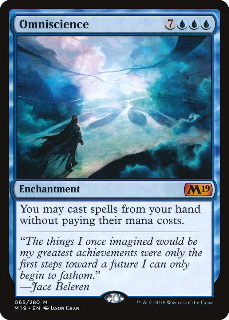 Image of Omniscience (M19-065) - Core Set 2019 Foil
