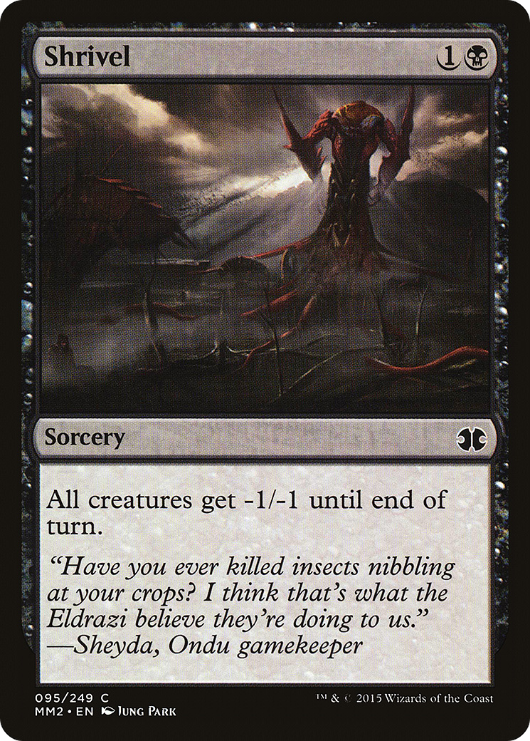 Image of Shrivel (MM2-095) - Modern Masters 2015 Foil