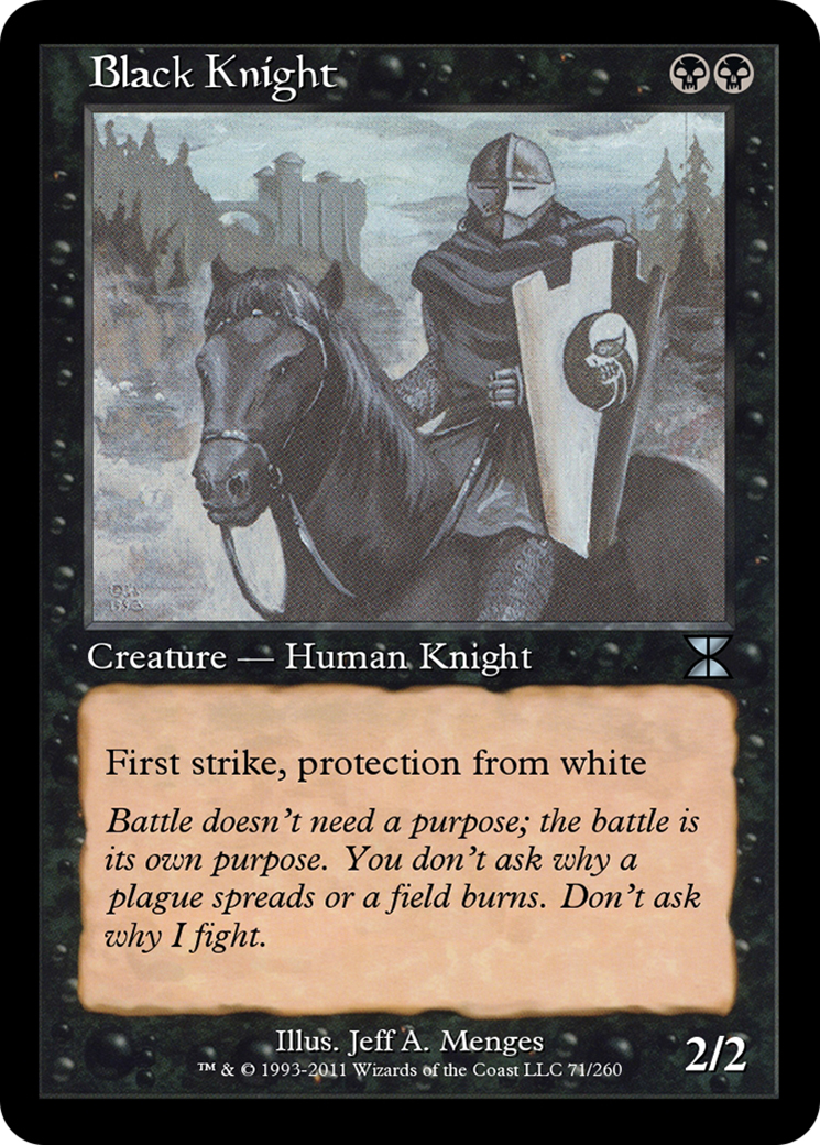 Image of Black Knight (ME4-071) - Masters Edition IV