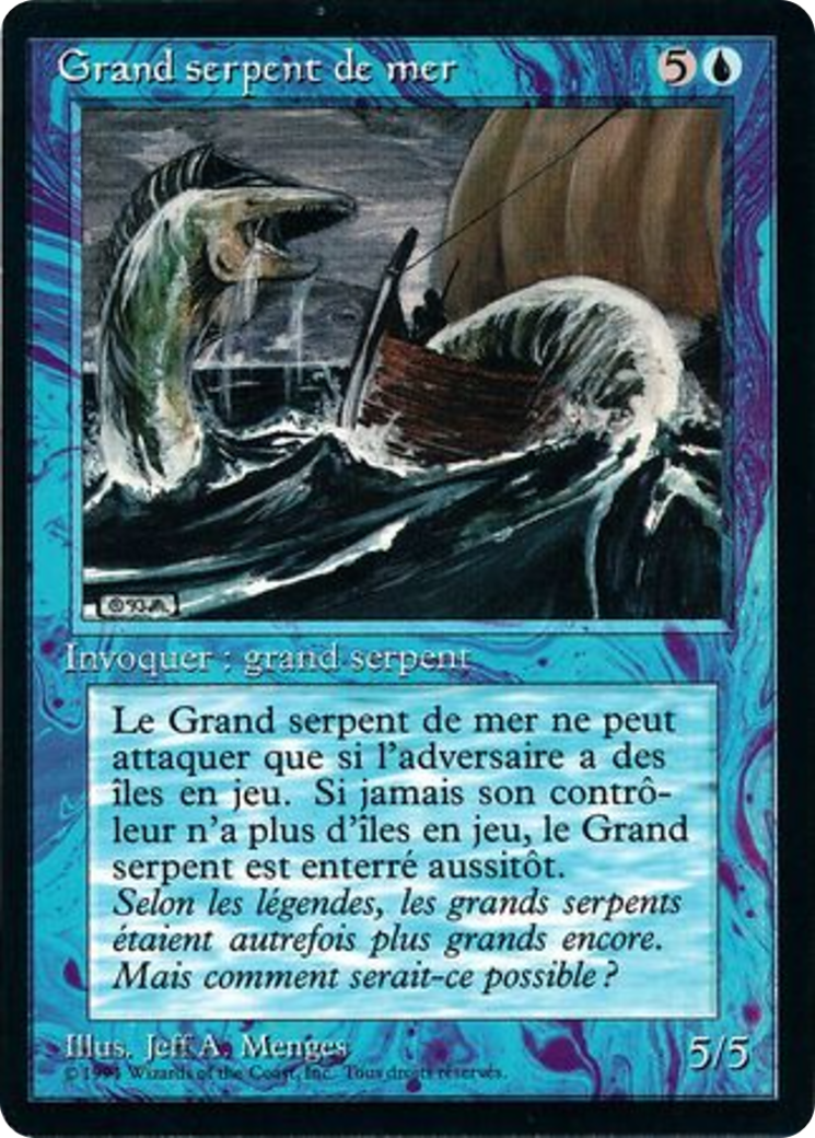 Image of Sea Serpent (FBB-) - Foreign Black Border