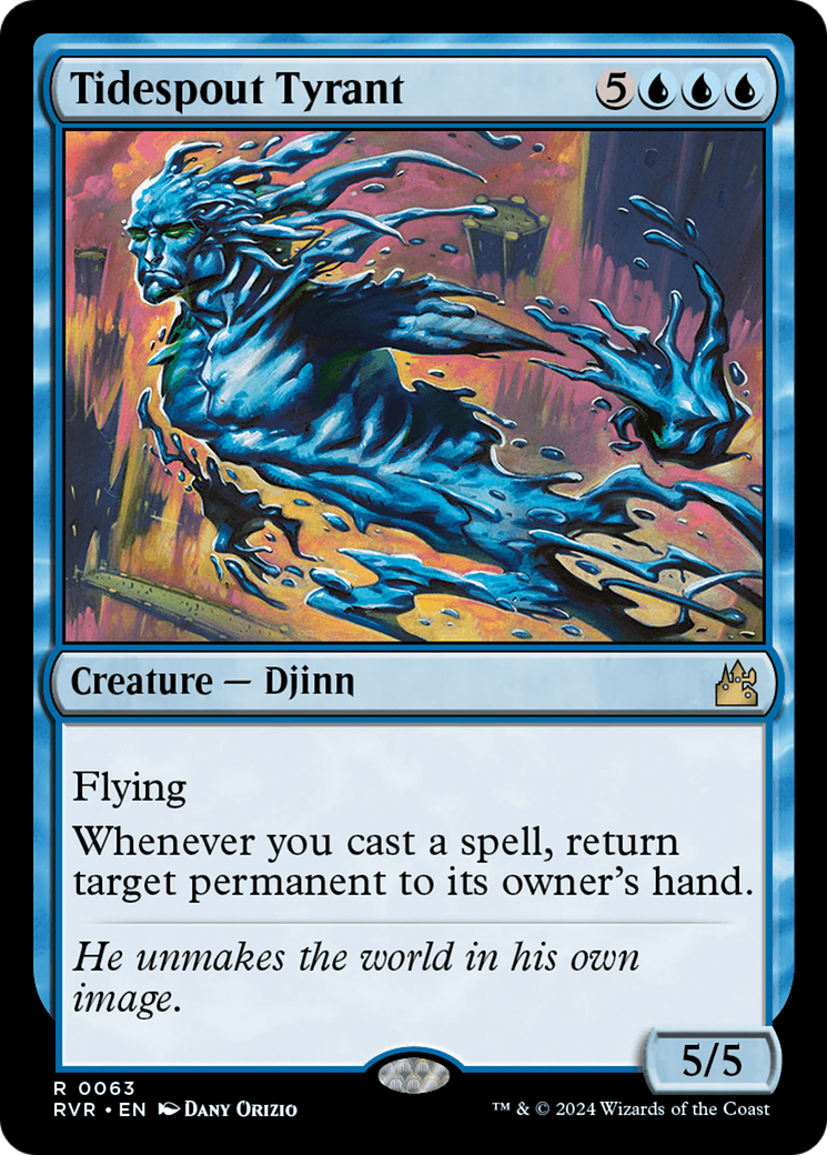 Image of Tidespout Tyrant (RVR-063) - Ravnica Remastered Foil