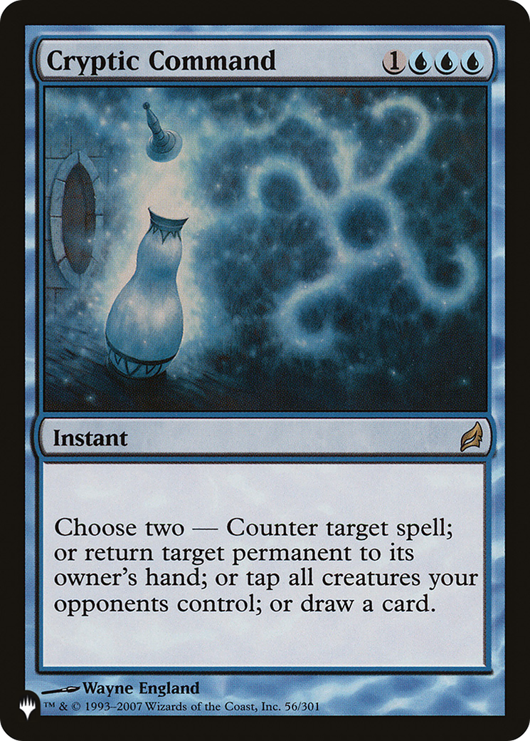 Image of Cryptic Command (LIST-56/301) - The List
