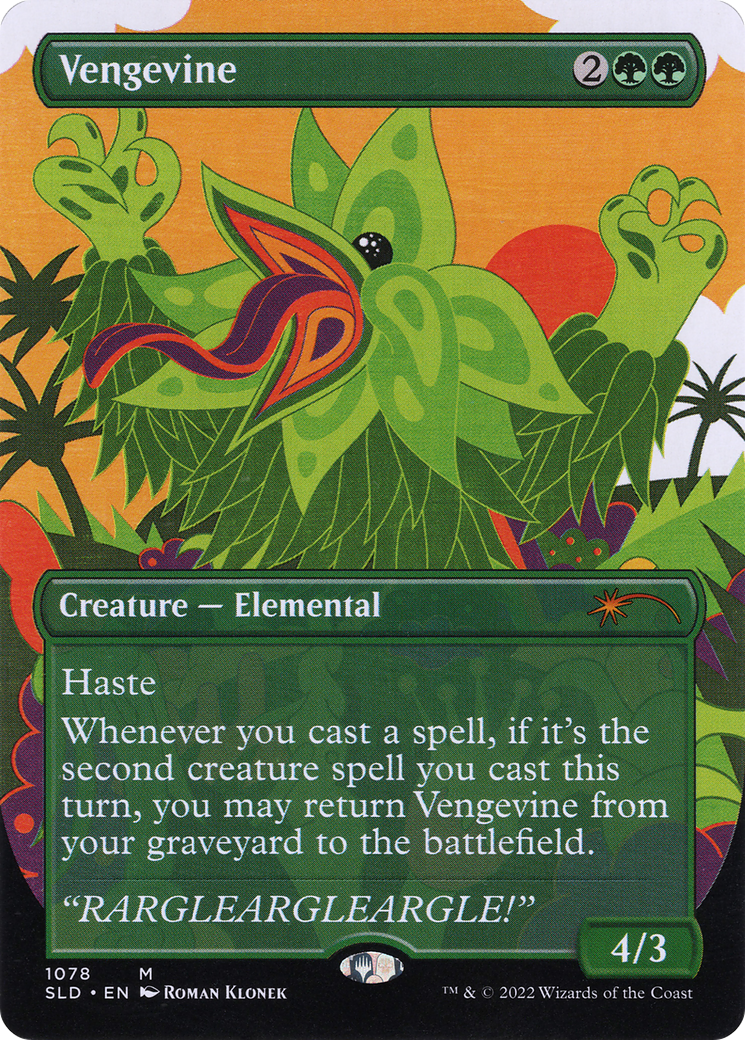 Image of Vengevine (SLD-1078) - Secret Lair Drop (Borderless) Foil