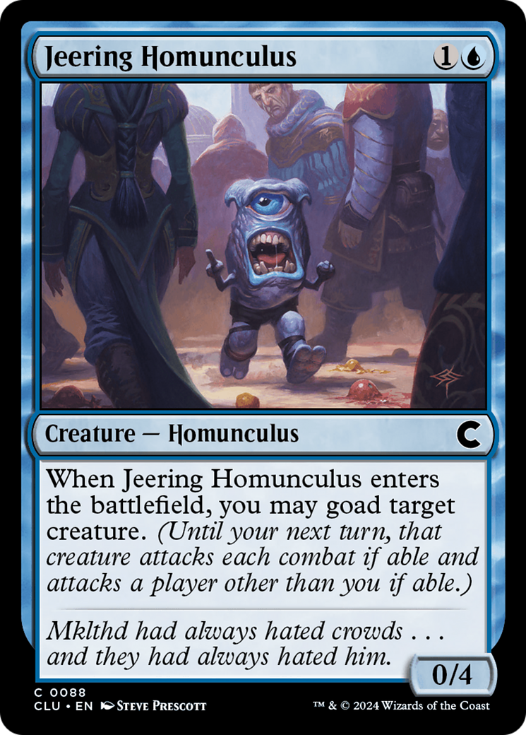 Image of Jeering Homunculus (CLU-088) - Ravnica: Clue Edition