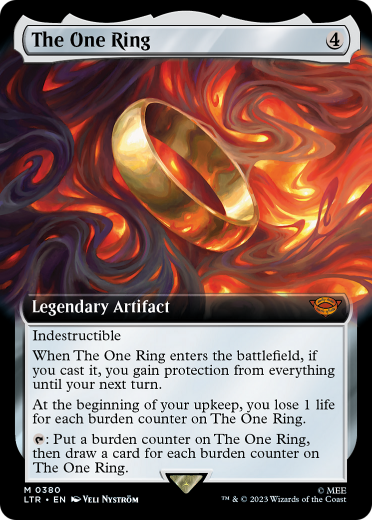 Image of The One Ring (Extended Art) (LTR-380) - The Lord of the Rings: Tales of Middle-earth: (Extended Art) Foil