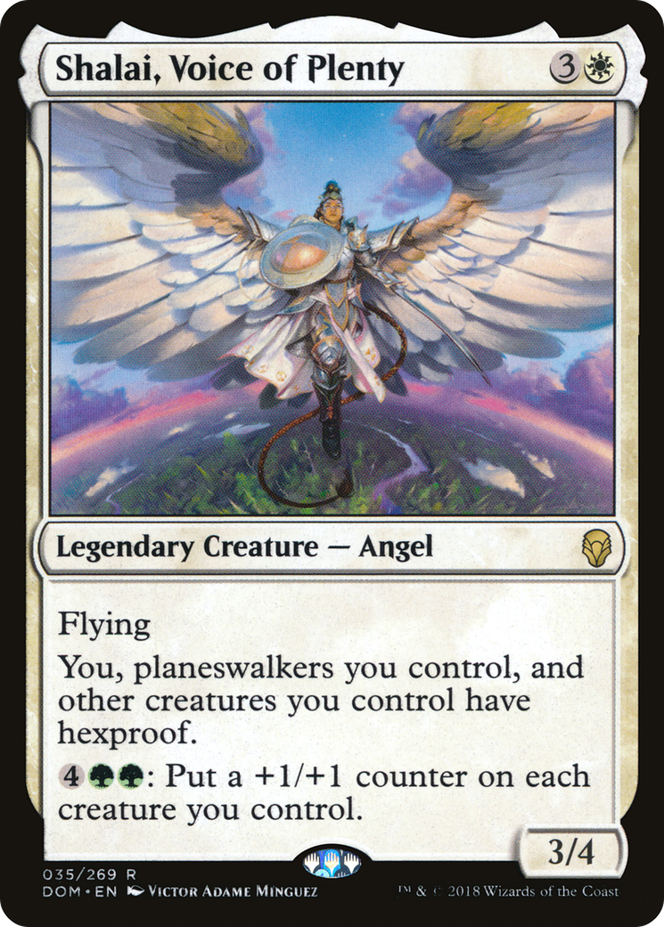 Image of Shalai, Voice of Plenty (DOM-035) - Dominaria