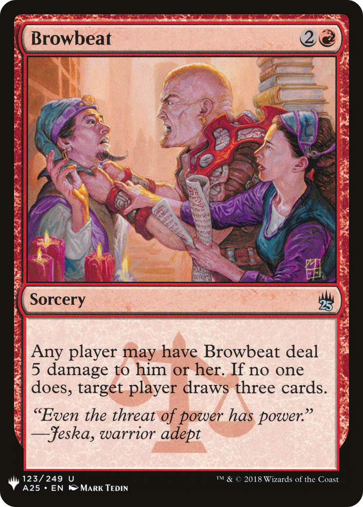 Image of Browbeat (LIST-A25-123) - The List