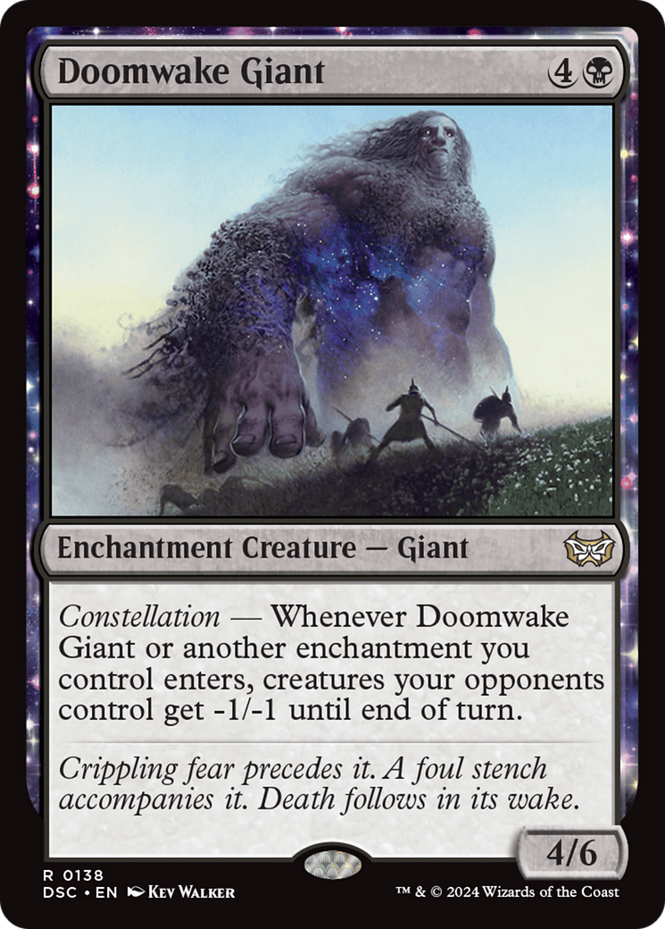 Image of Doomwake Giant (DSC-138) - Duskmourn: House of Horror Commander: (enchantment)