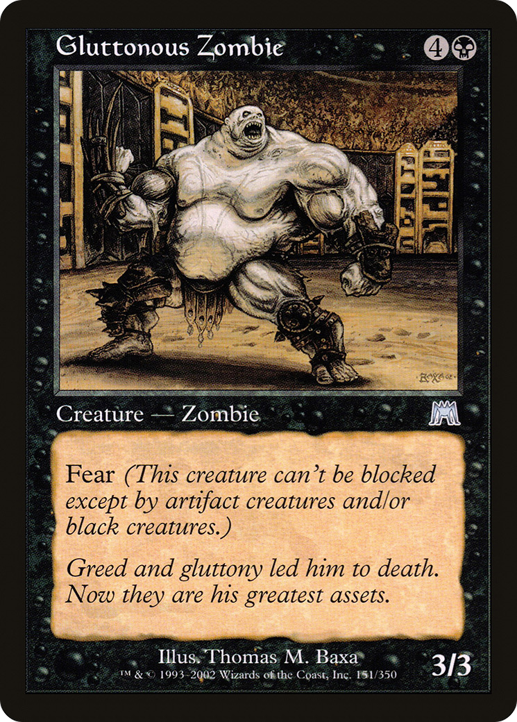 Image of Gluttonous Zombie (ONS-151) - Onslaught