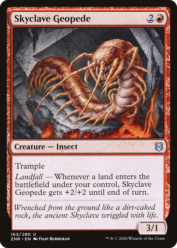 Image of Skyclave Geopede (ZNR-163) - Zendikar Rising Foil