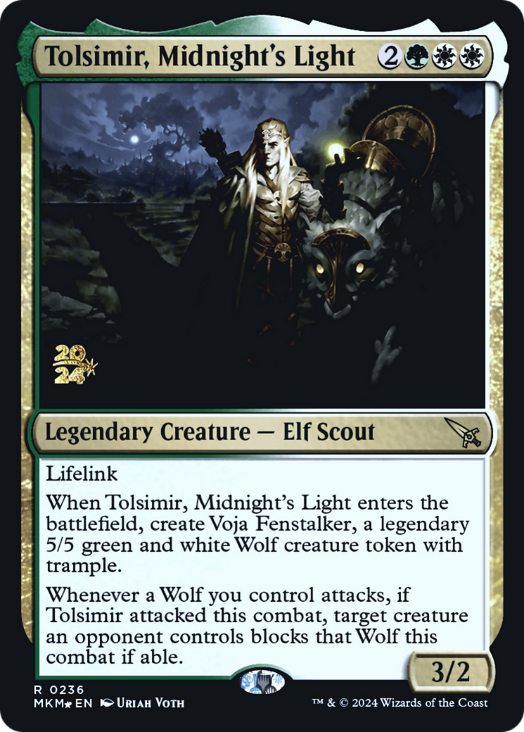 Image of Tolsimir, Midnight's Light (PRE-236) - Murders at Karlov Manor Promos Foil