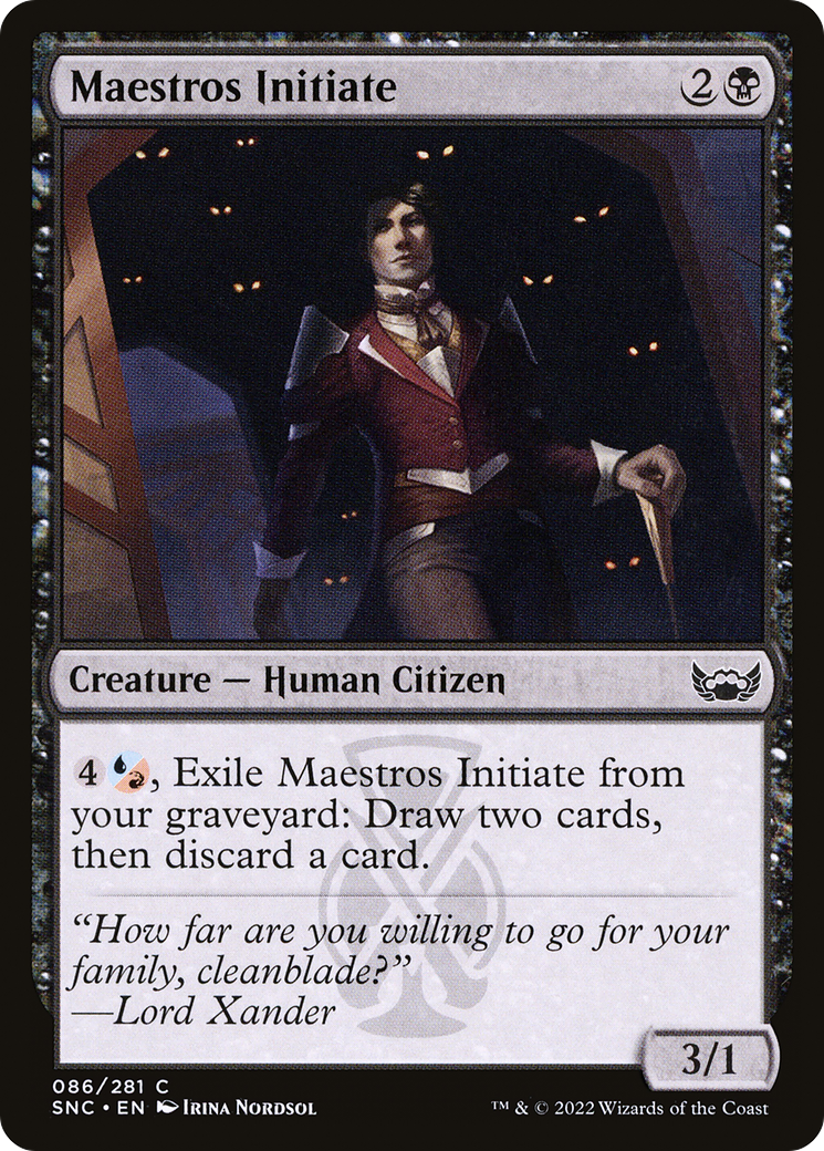 Image of Maestros Initiate (SNC-086) - Streets of New Capenna