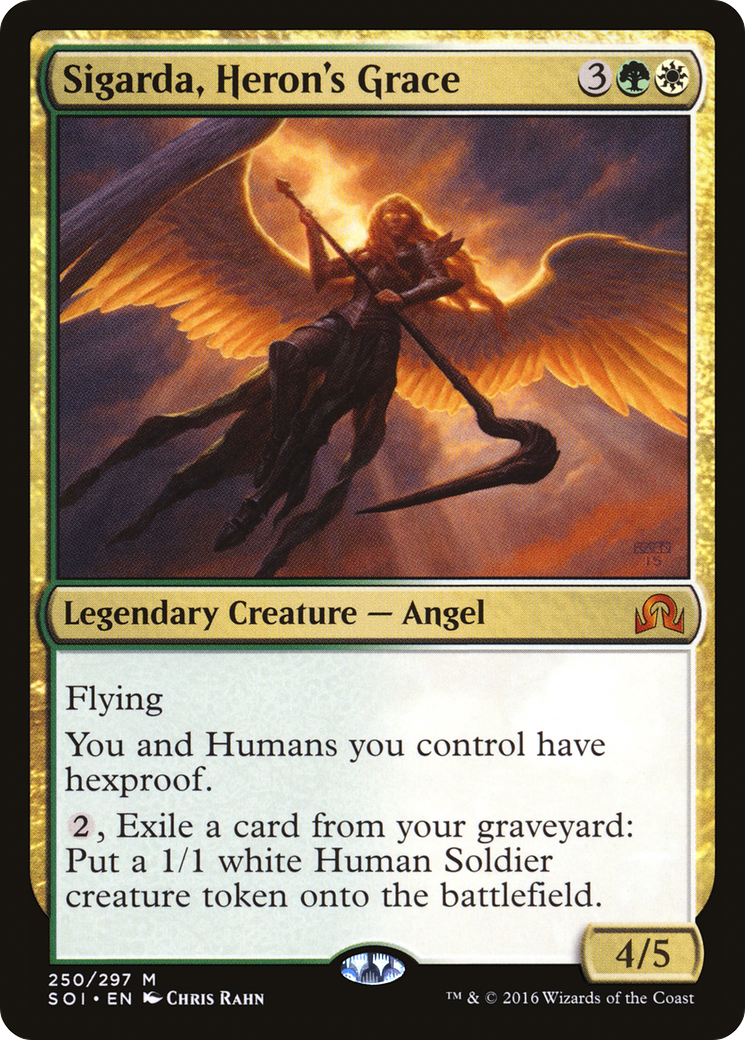 Image of Sigarda, Heron's Grace (SOI-250) - Shadows over Innistrad Foil