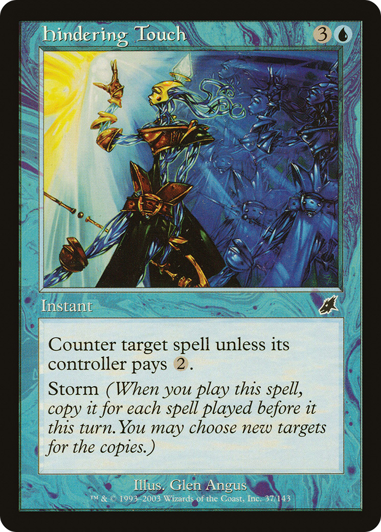 Image of Hindering Touch (SCG-037) - Scourge Foil