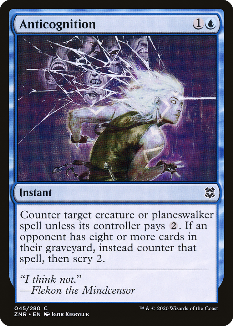 Image of Anticognition (ZNR-045) - Zendikar Rising Foil