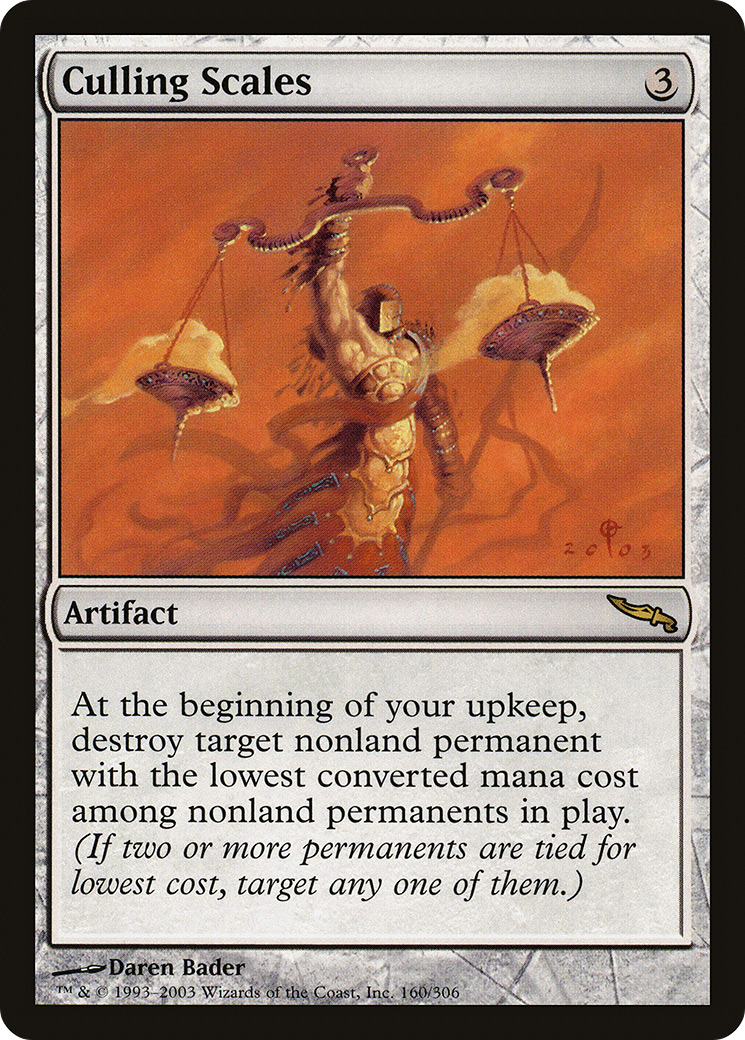 Image of Culling Scales (MRD-160) - Mirrodin Foil