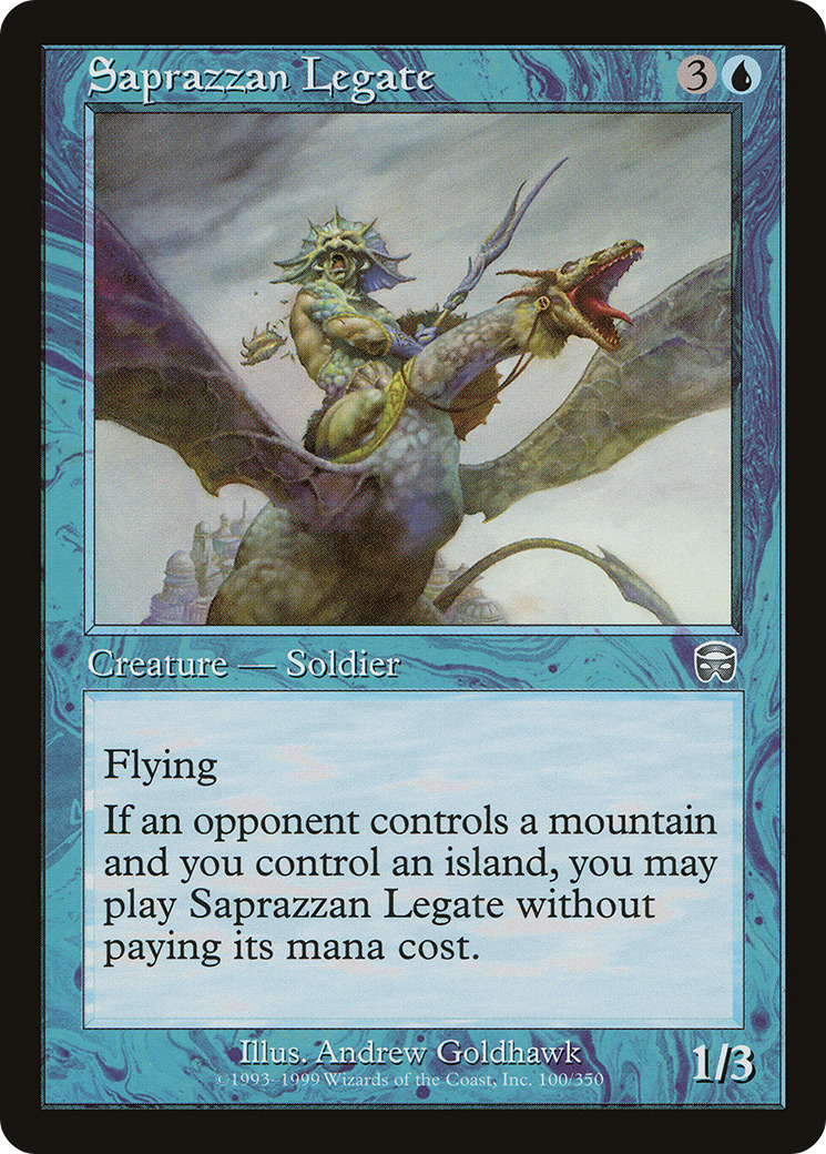 Image of Saprazzan Legate (MMQ-100) - Mercadian Masques