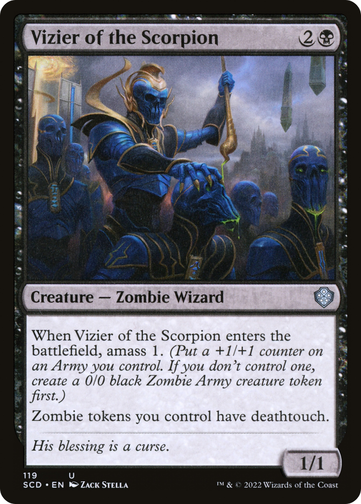 Image of Vizier of the Scorpion (SCD-119) - Starter Commander Decks