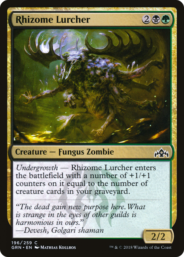 Image of Rhizome Lurcher (GRN-196) - Guilds of Ravnica Foil