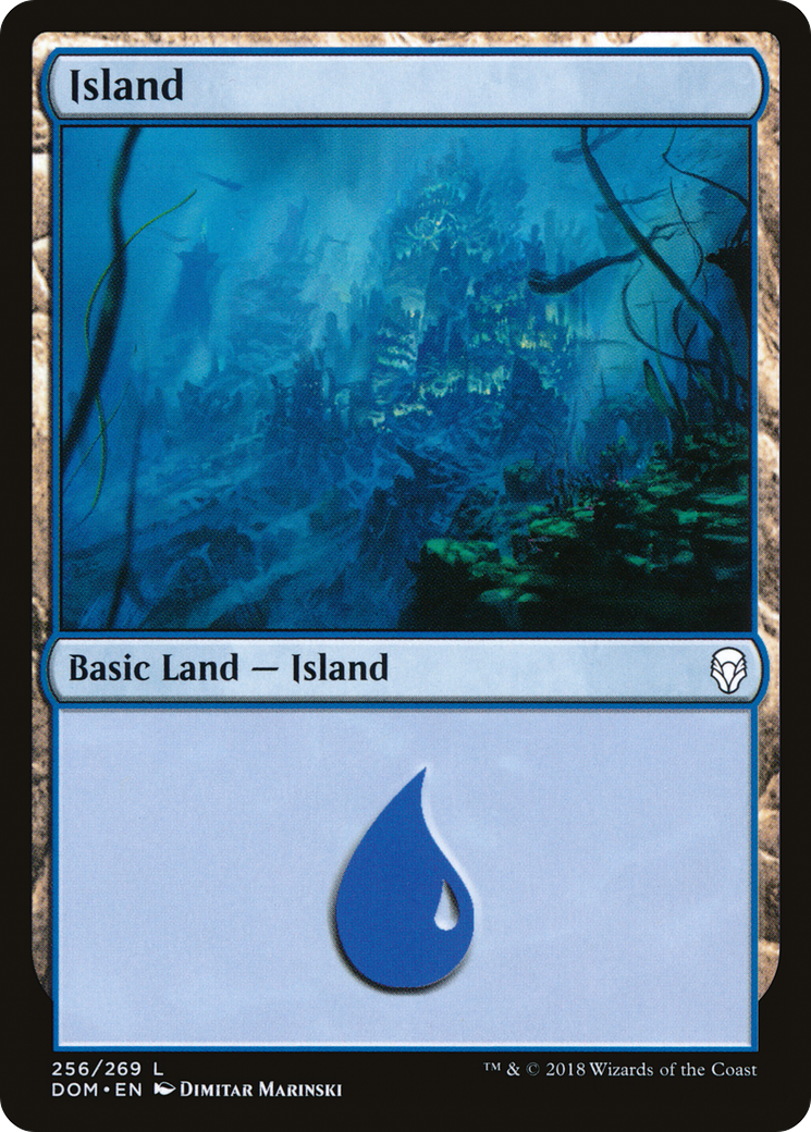 Image of Island (256) (DOM-256) - Dominaria
