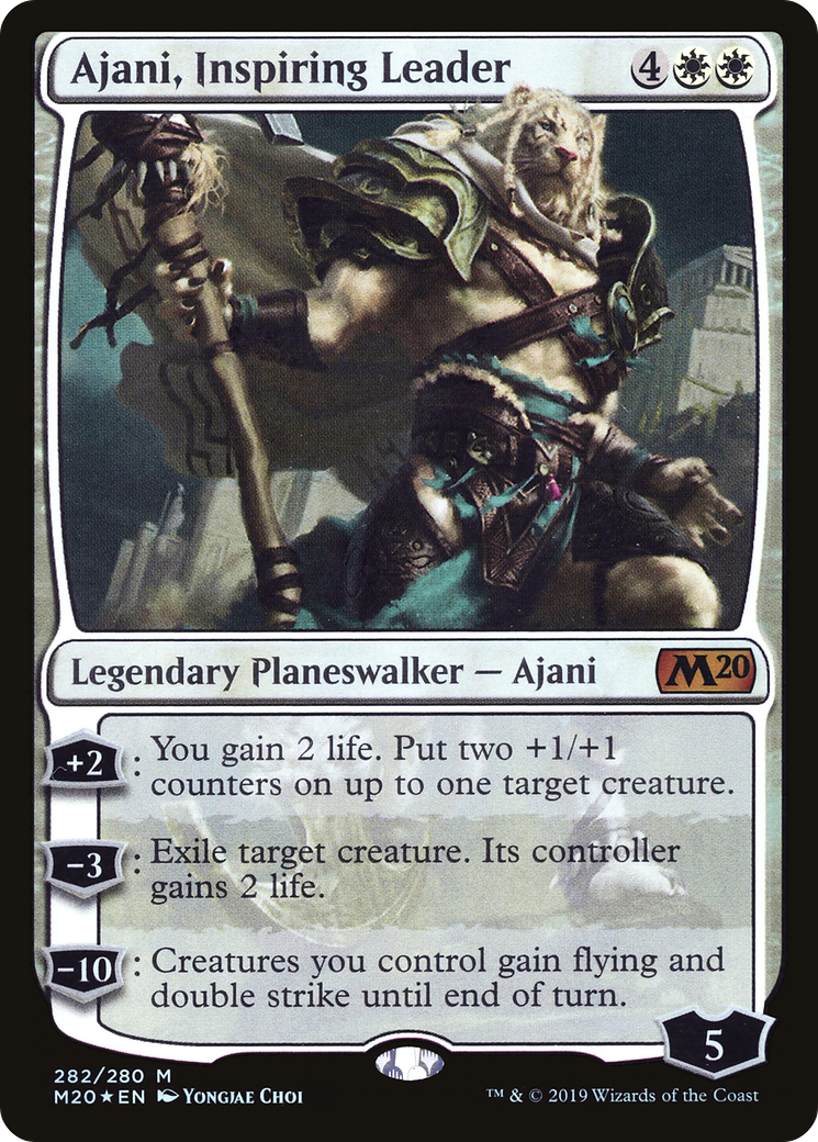 Image of Ajani, Inspiring Leader (M20-282) - Core Set 2020 Foil