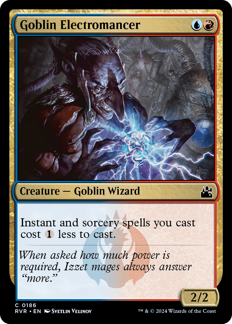 Image of Goblin Electromancer (RVR-186) - Ravnica Remastered