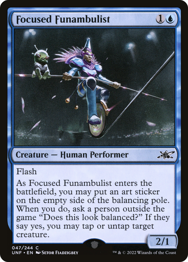 Image of Focused Funambulist (UNF-047) - Unfinity