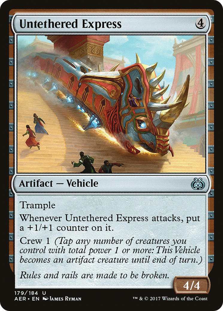 Image of Untethered Express (AER-179) - Aether Revolt Foil