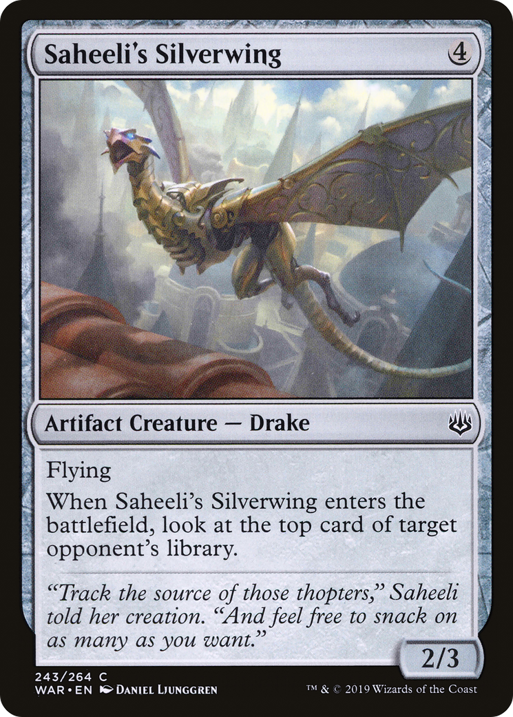 Image of Saheeli's Silverwing (WAR-243) - War of the Spark
