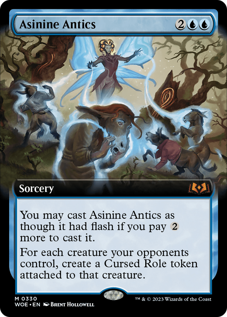Image of Asinine Antics (Extended Art) (WOE-330) - Wilds of Eldraine: (Extended Art)