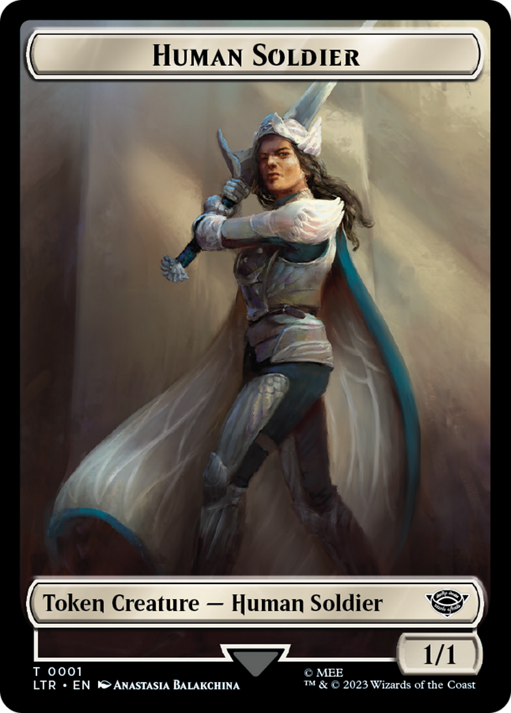 Image of Human Soldier (TLTR-001) - Tales of Middle-earth Tokens Foil