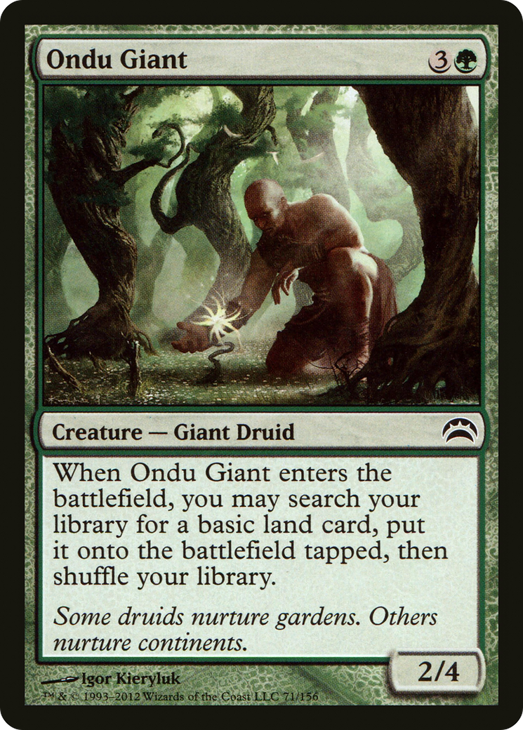 Image of Ondu Giant (PC2-071) - Planechase 2012