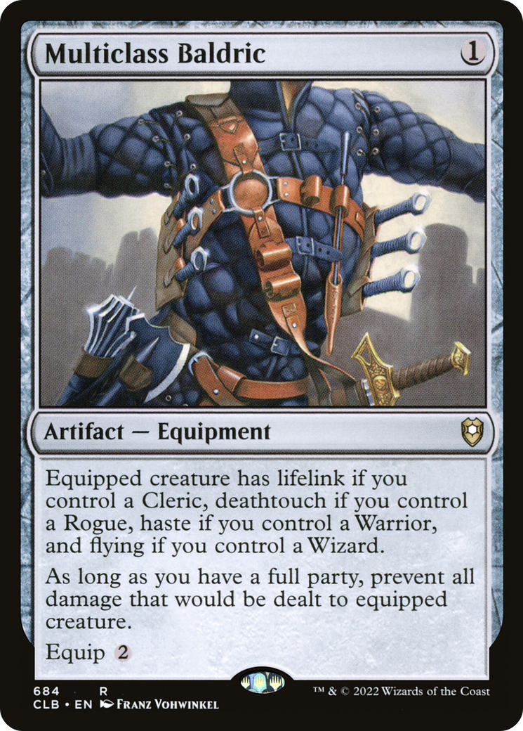 Image of Multiclass Baldric (CLB-684) - Commander Legends: Battle for Baldur's Gate
