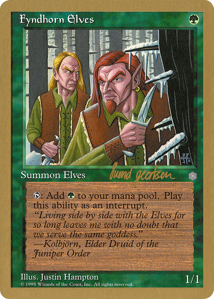 Image of Fyndhorn Elves - 1997 Svend Geertsen (ICE) (WCD-) - World Championship Decks 1997