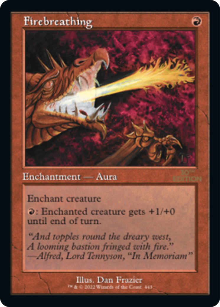 Image of Firebreathing (Retro Frame) (30A-443) - 30th Anniversary Edition
