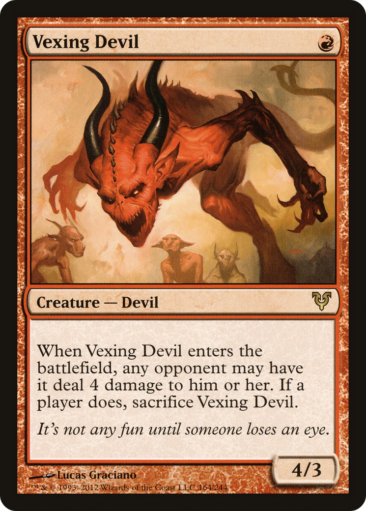 Image of Vexing Devil (AVR-164) - Avacyn Restored
