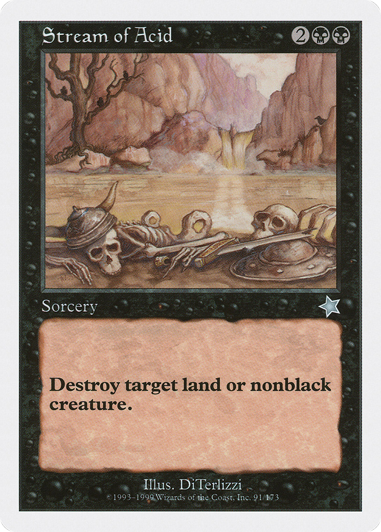Image of Stream of Acid (S99-091) - Starter 1999