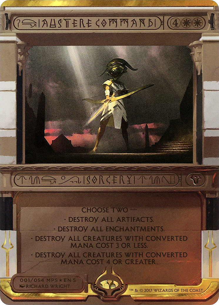 Image of Austere Command (MPS2-001) - Amonkhet Invocations (Borderless) Foil
