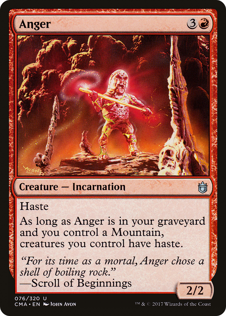 Image of Anger (CMA-076) - Commander Anthology