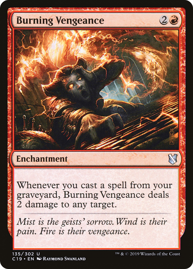 Image of Burning Vengeance (C19-135) - Commander 2019