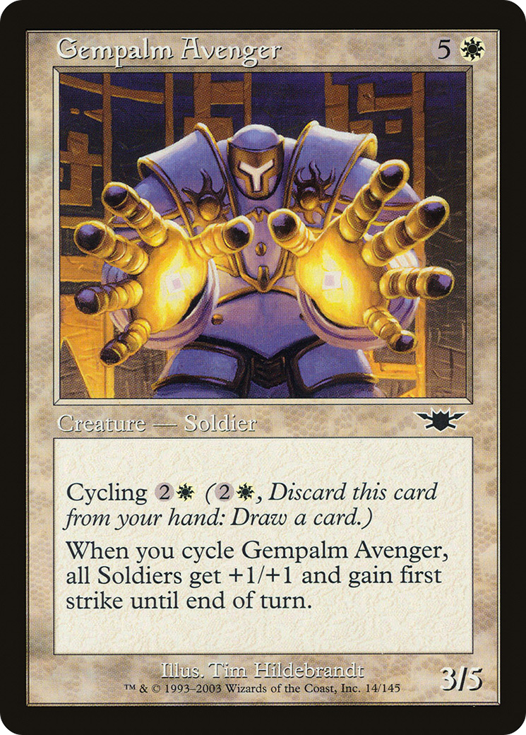 Image of Gempalm Avenger (LGN-014) - Legions Foil
