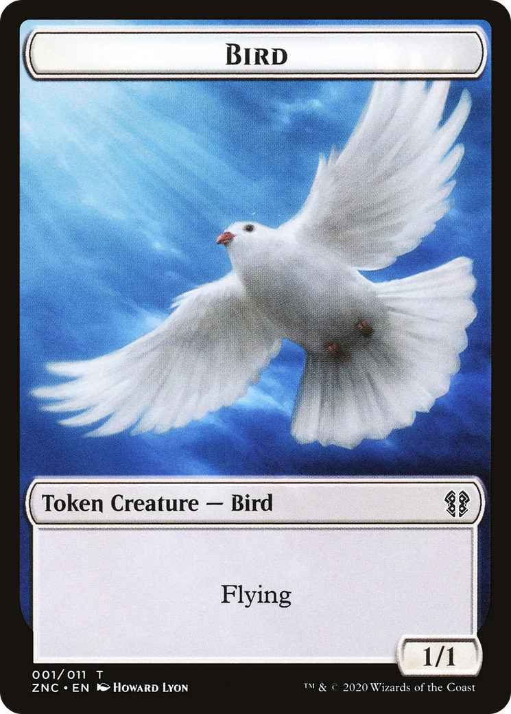 Image of Bird (TZNC-001) - Zendikar Rising Commander Tokens