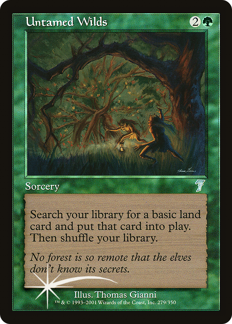 Image of Untamed Wilds (7ED-279) - 7th Edition Foil