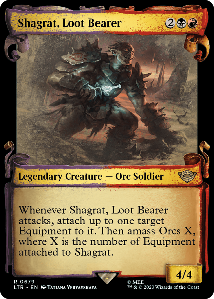 Image of Shagrat, Loot Bearer (Showcase Scrolls) (LTR-679) - The Lord of the Rings: Tales of Middle-earth: (Showcase)