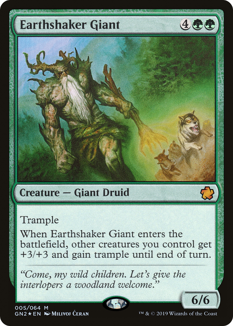 Image of Earthshaker Giant (GN2-005) - Game Night 2019 Foil