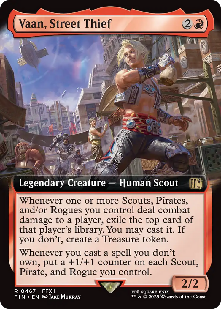 Image of Vaan, Street Thief (Extended Art) (FIN-467) - FINAL FANTASY: (Extended Art) Foil