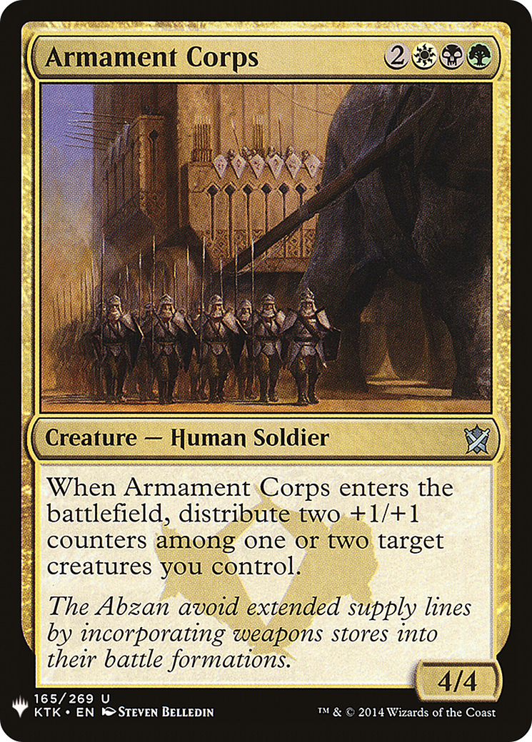 Image of Armament Corps (LIST-KTK-165) - The List