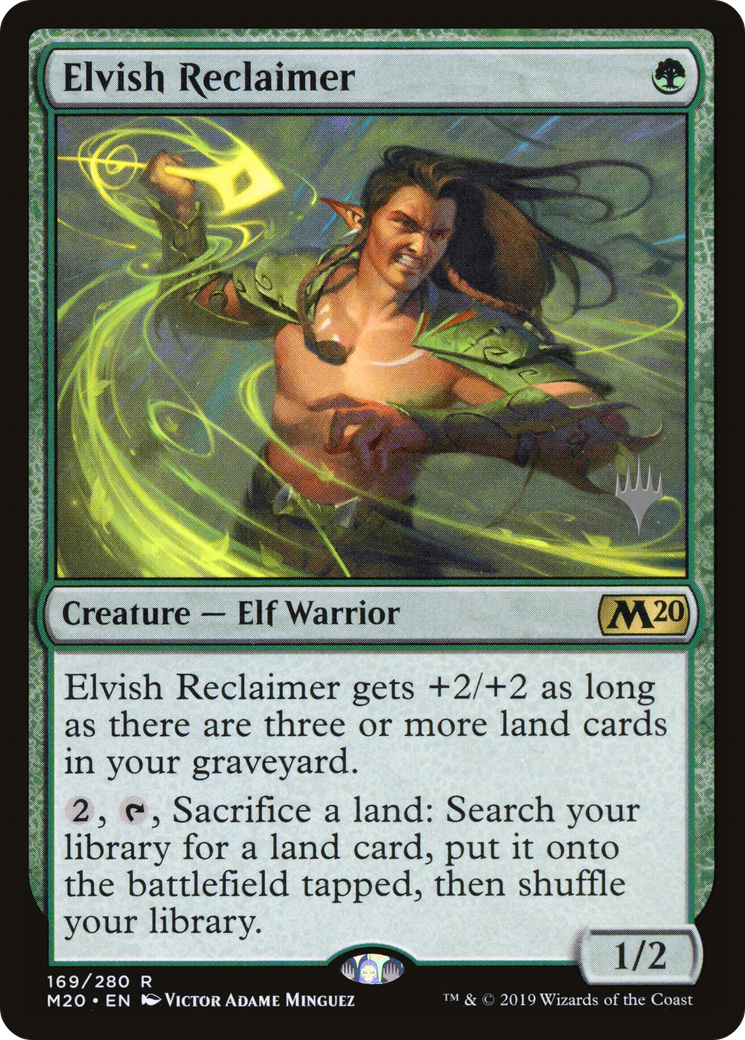 Image of Elvish Reclaimer (PPM20-169) - Core Set 2020 Promos Foil